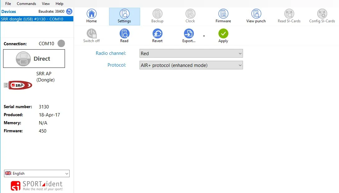 Dongle configuration