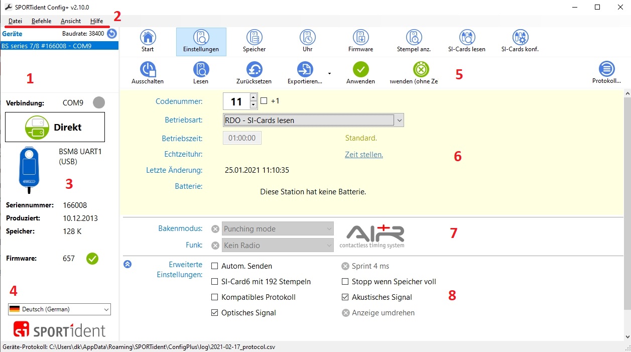 config direct settings