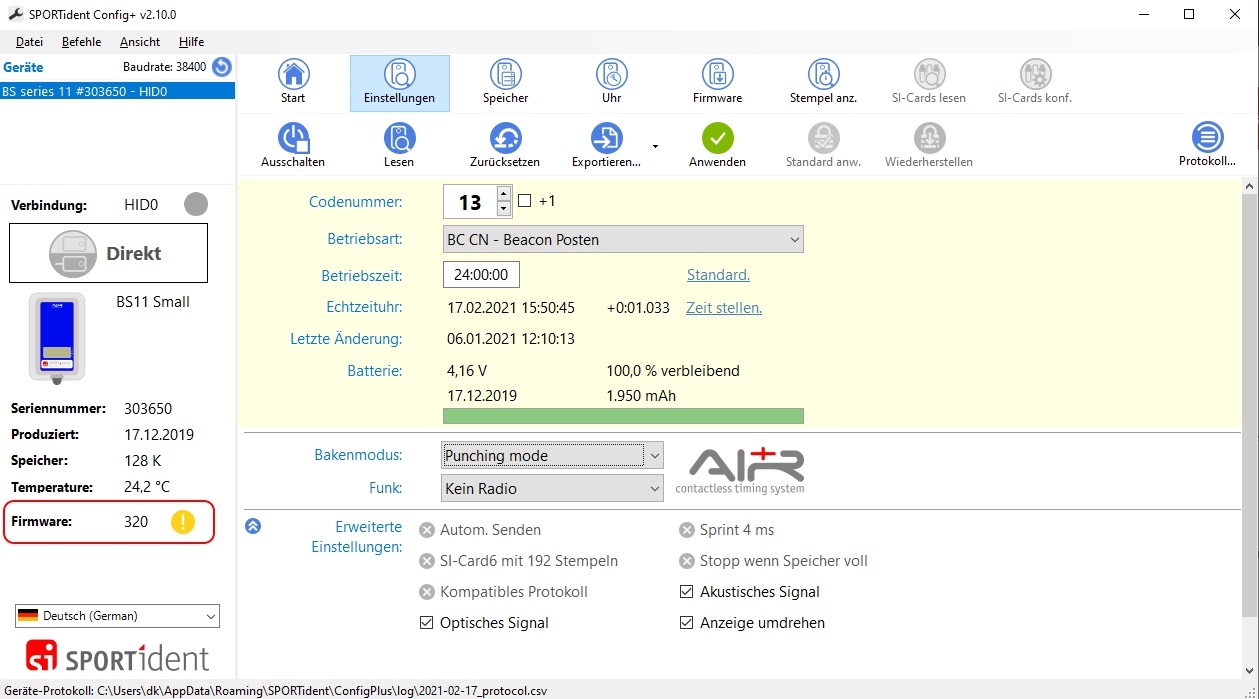 config firmware update1