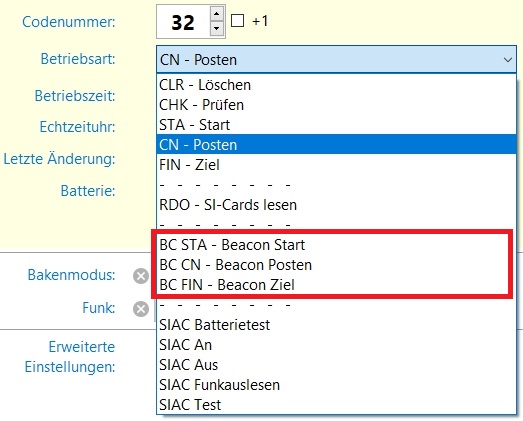 config operatingmodes airplus