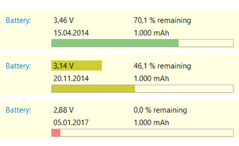 config batterystatus