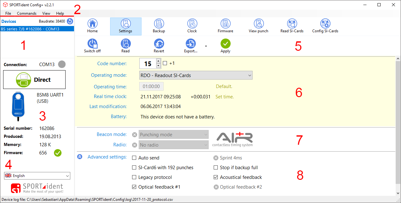 config direct settings