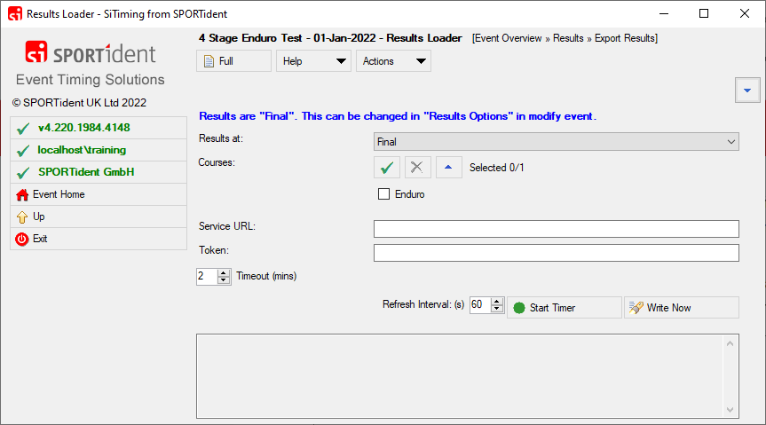 sitiming enduro result loader