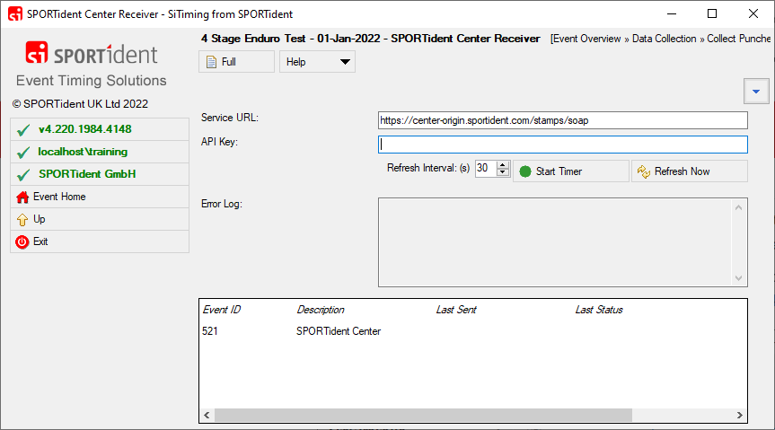 sitiming sportident center receiver